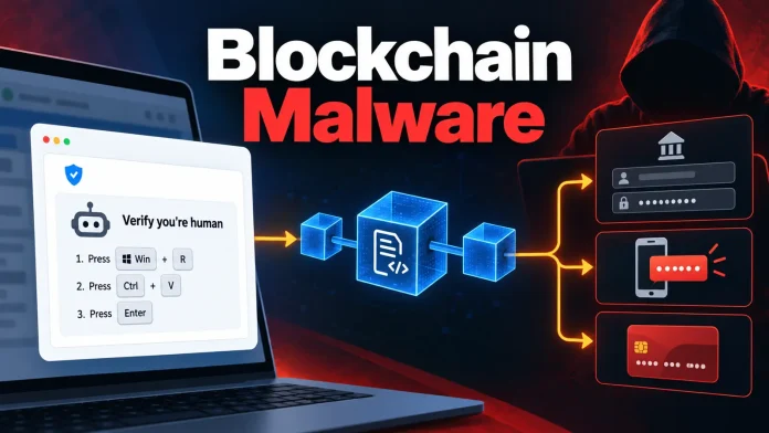 Χάκερ: Malware στο Blockchain κλέβει κωδικούς e-banking και 2FA Χάκερ: Malware στο Blockchain κλέβει κωδικούς e-banking και 2FA