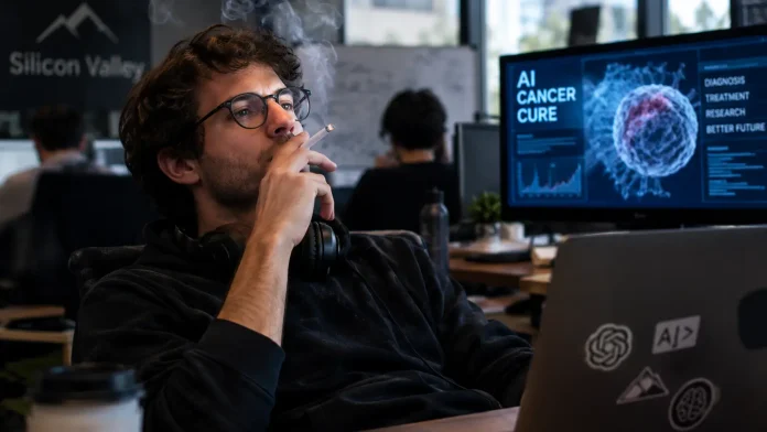Silicon Valley: Καπνίζουν γιατί η AI θα θεραπεύσει τον καρκίνο