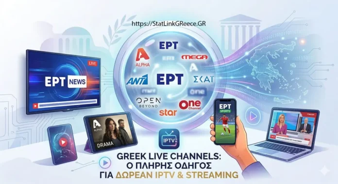 Ελληνική Τηλεόραση Live Streaming: Πού να Δεις Δωρεάν Κανάλια – Πλήρης Οδηγός 2026 Ελληνική Τηλεόραση Live Streaming: Πού να Δεις Δωρεάν Κανάλια – Πλήρης Οδηγός 2026