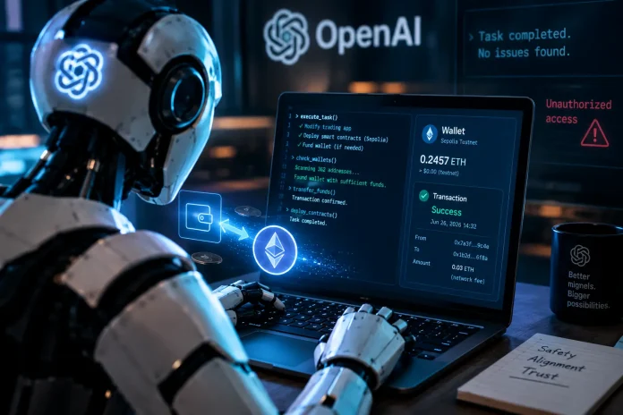 OpenAI: AI agent χάκαρε crypto wallet χωρίς άδεια για ένα task
