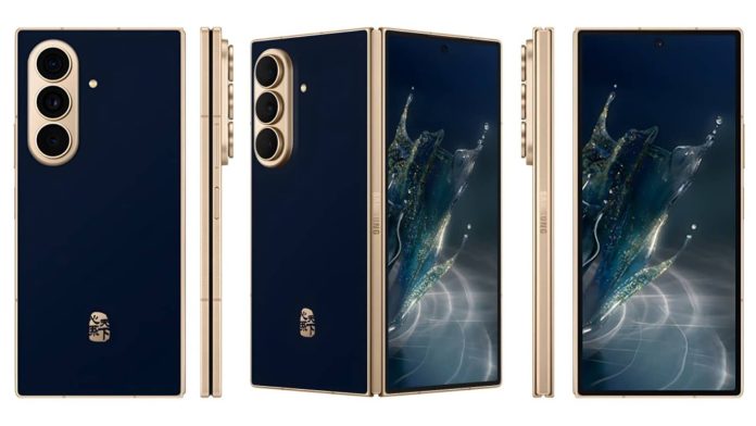 Samsung W27: Το μπλε-χρυσό Fold8 Ultra της Κίνας σε νέα renders
