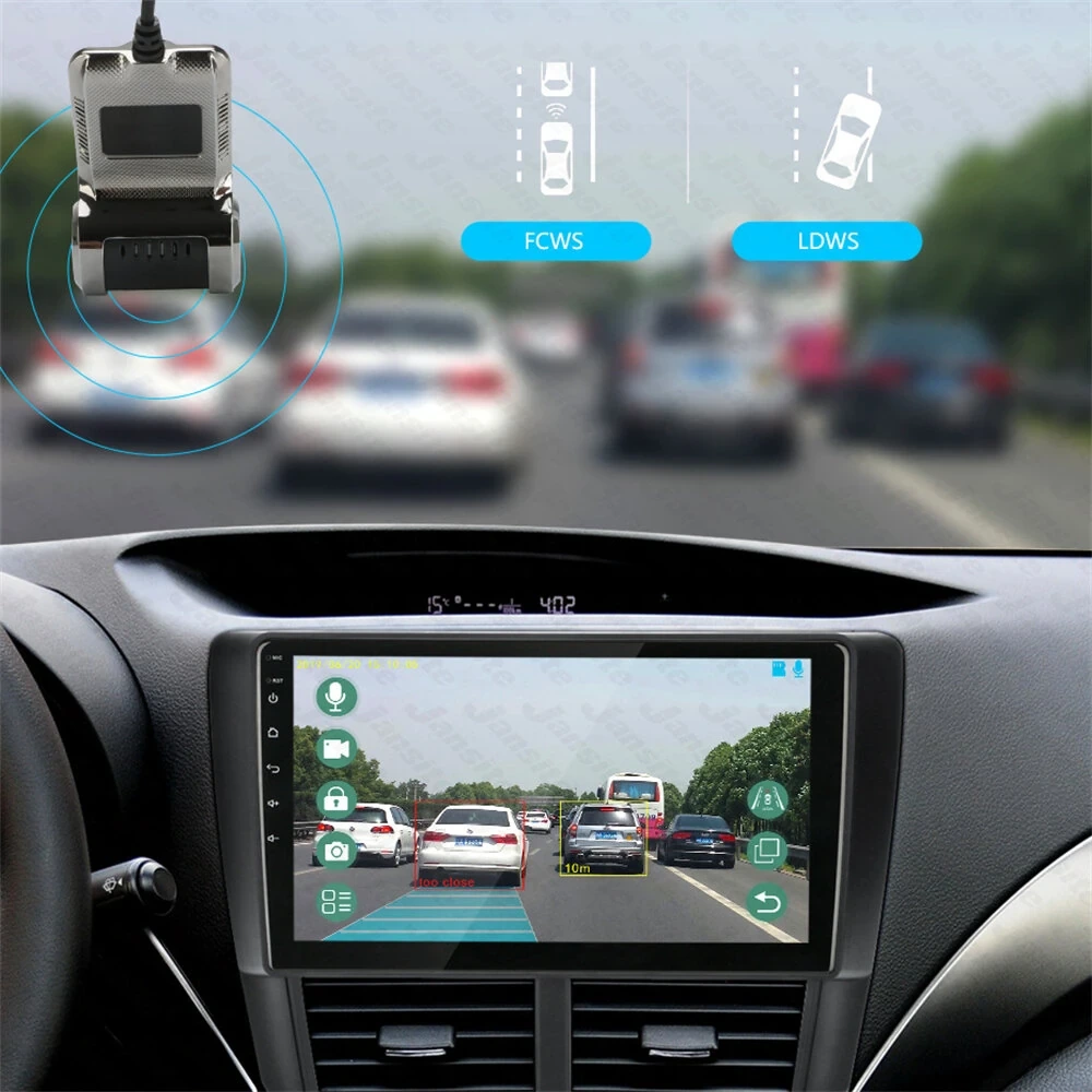 Λειτουργία ADAS και ανίχνευση λωρίδας από τη dash cam